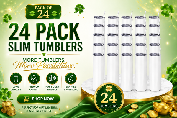24. pack tumblers